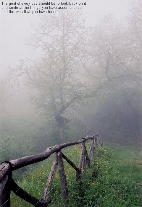 Bagnoro, morning hike in summer