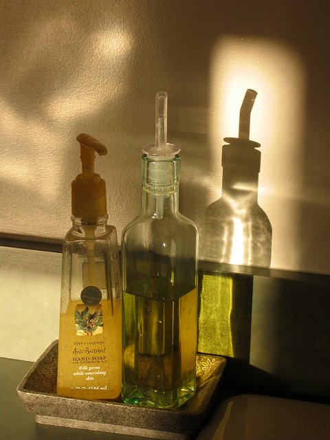 Morning light in kitchen