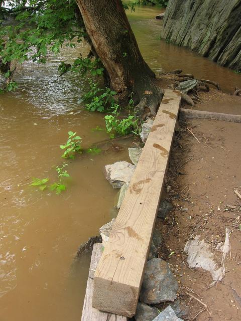 Flooding at Sunny Side on 6/8/2003, Carderock, Maryland