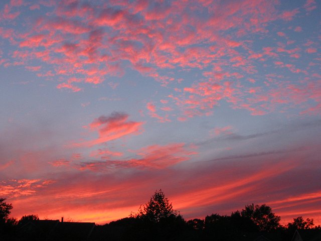 Summer sunset, Fairfax, Virginia