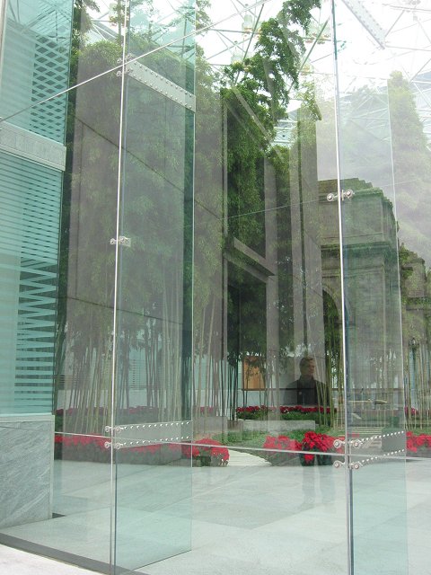 Reflection in Thurgood Marshall Federal Judiciary Building, Washington DC