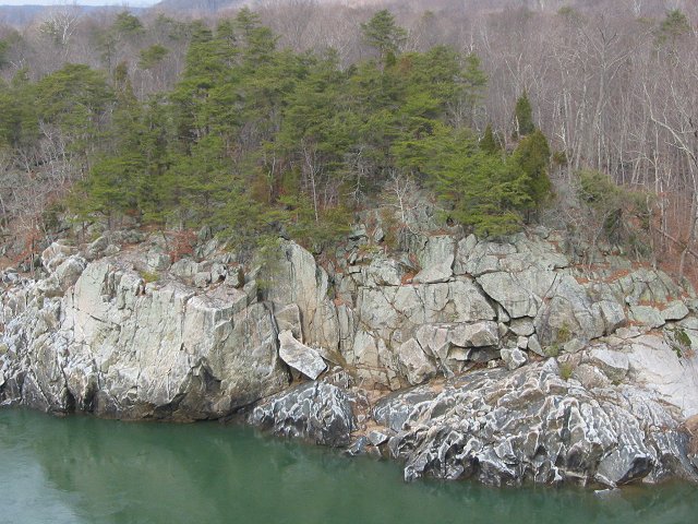 View of Maryland from Cow's Hoof, Great Falls National Park, Vriginia