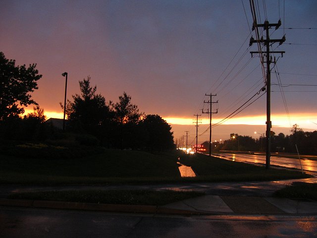 Spring evening after storm, Chantilly, Virginia