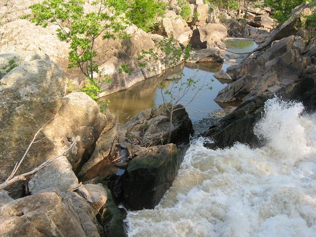 Fish Ladder bridge en route to overlook, Great Falls National Park, Maryland