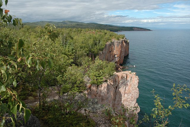View of Shovel Point, from Palisade Head on Lake Superior, Minnesota