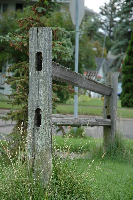 Fence posts, Duluth, Minnesota